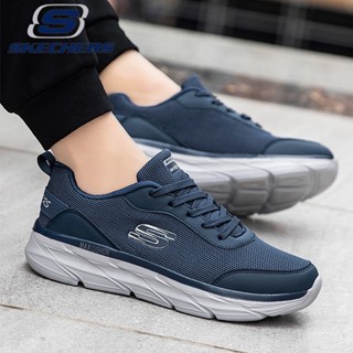 (ไซซ์ 36-45)skechers_ MAX CUSHION รองเท้าวิ่งลําลอง ผ้าตาข่าย ระบายอากาศ น้ําหนักเบา สําหรับผู้ชาย และผู้หญิง