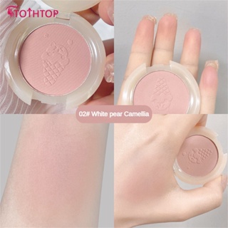 Kakashow Soft Mist Slightly Drunk Sweetheart Monochrome Blush Palette Matte Natural Nude Makeup One-color Repair Blush Powder แต่งหน้าสำหรับหน้า [TOP]