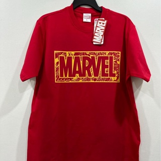 SO.BEST เสื้อยืดลาย Marvel Red-Gold ผ้าสีแดง ลิขสิทธิ์แท้ มาร์เวล