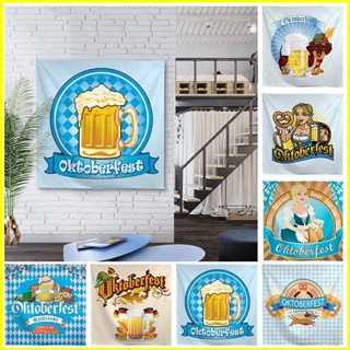 ใหม่ แบนเนอร์ผ้า ลาย The Munich Oktoberfest ขนาด 140 ซม. สําหรับตกแต่งปาร์ตี้