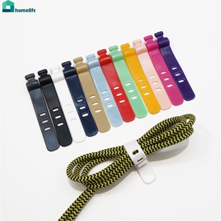 Anti Loss ที่เก็บหูฟังพร้อมเทปนุ่ม Data Cable Protection Sleeve Storage With Silicone Strap Creative Cable Management Device Strap Home home home