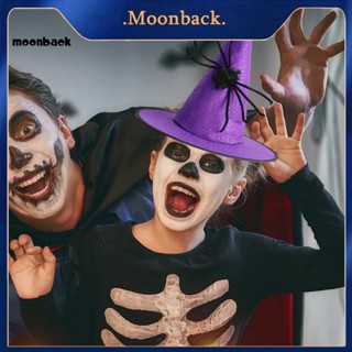 &lt;moonback&gt; หมวกแม่มด น้ําหนักเบา ทนทาน ใส่สบาย สีดํา สําหรับปาร์ตี้ฮาโลวีน