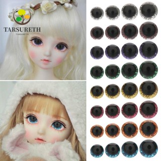 Tarsureth ดวงตาพลาสติก 8 สี คุณภาพสูง พร้อมแหวนรอง 10 มม. อุปกรณ์เสริม สําหรับตุ๊กตาหมี 20 ชิ้น 10 คู่