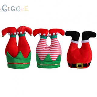 ⭐NEW ⭐1X Christmas Creative Elf Leg Hat Decoration Hat Green Hair Christmas Hats-2024