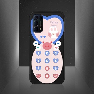 เคสโทรศัพท์ซิลิโคน TPU แบบนิ่ม ลายหัวใจ กันกระแทก สําหรับ OPPO Reno5 4G 5G Reno6 Pro 5G Reno6 Z 5G