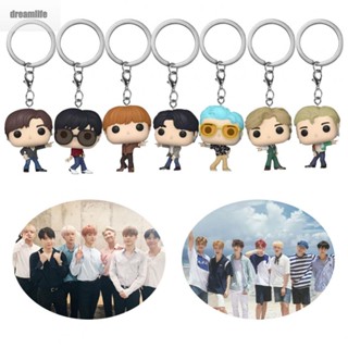 【DREAMLIFE】Funko Pop BTS Keychain Action Figure V/Kook/jimin/Jin/hope/RM/SUGA Characters