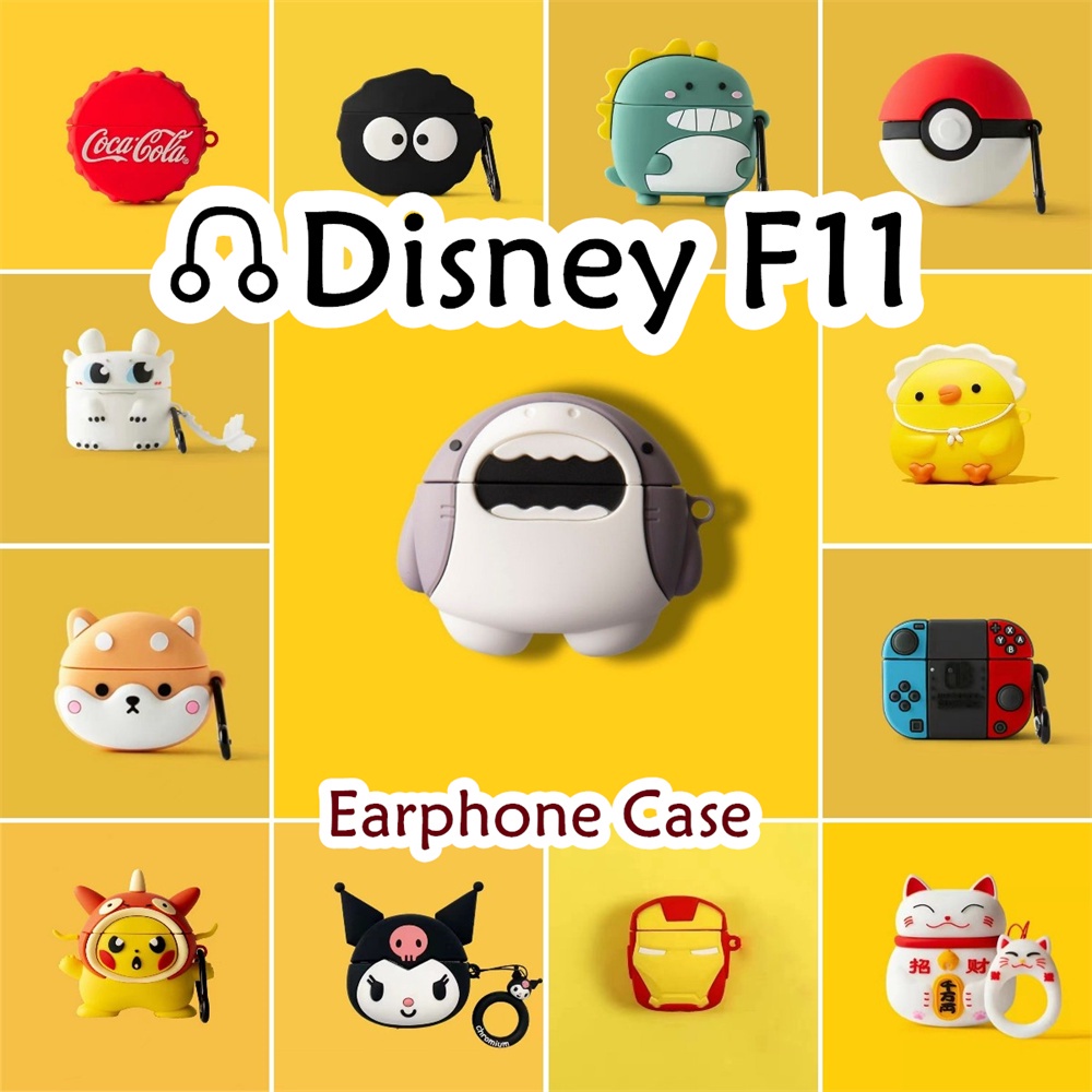 【innovation】นําไปใช้กับ Disney F11 เคส Case เคสหูฟัง การ์ตูนตลก ซิลิโคนนุ่ม เคส เคสหูฟัง NO.1