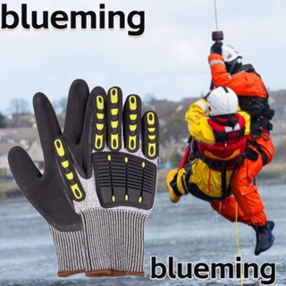 Blueming2 ถุงมือทํางาน อเนกประสงค์ สีเทา ทนต่อการสึกหรอ สําหรับงานช่าง