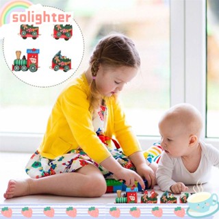 Solighter ของตกแต่งบ้าน แบบไม้ คุณภาพสูง สําหรับคริสต์มาส