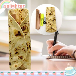 SOLIGHTER กระเป๋าดินสอ ลาย Tortilla Roll แบบสร้างสรรค์ สําหรับนักเรียน