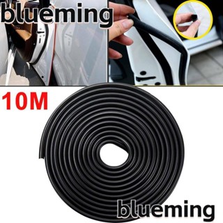 Blueming2 แถบยางซีลประตูรถยนต์ แบบใส กันชน ทนทาน สีฟ้า สําหรับรถยนต์
