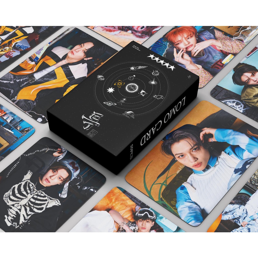 LOMO CARD 55P Stray Kids 5 Star | S-Class การ์ด สเตรย์คิดส์ 2 ด้าน โค้งมน ไร้ขอบ 8.7×5.7 ซม. PHOTO CARD KPOP