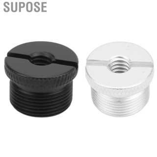 Supose 1/4 Inch Female To 5/8 Male Thread Adapter Aluminum Alloy Microphone Sc DSO