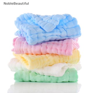 [NobleBeautiful] ผ้าขนหนูเช็ดหน้า ผ้าฝ้าย 6 ชั้น สําหรับเด็กทารก 5 ชิ้น ต่อล็อต [TH]