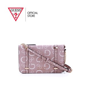 GUESS กระเป๋าสะพายผู้หญิง รุ่น FG858978 MIHOK MINI CROSSBODY FLAP สีชมพู