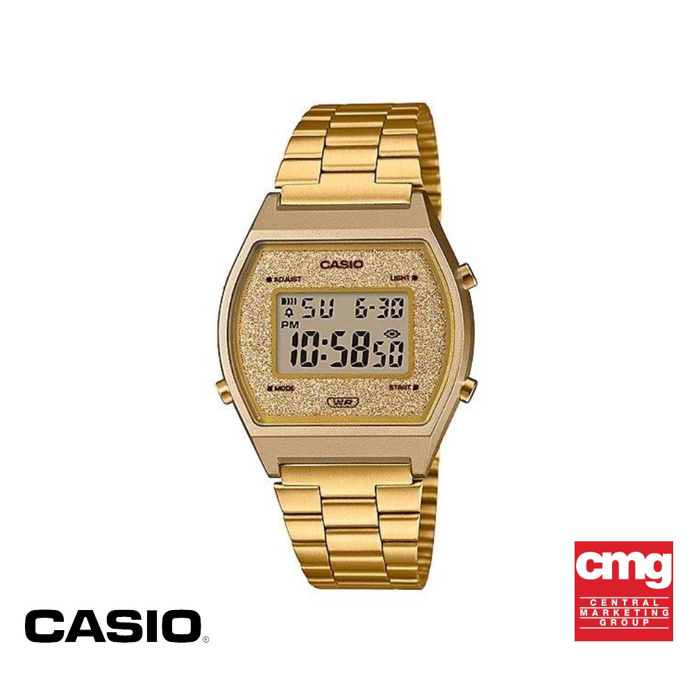 2430 บาท CASIO นาฬิกาข้อมือ CASIO รุ่น B640WGG-9DF วัสดุสเตนเลสสตีล สีทอง Watches