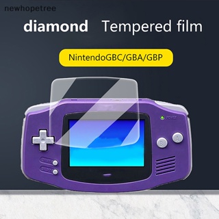 [newhopetree] กระจกนิรภัยกันรอยหน้าจอ แบบเต็มจอ สําหรับ Nintendo Game Boy GBA GBP GBC