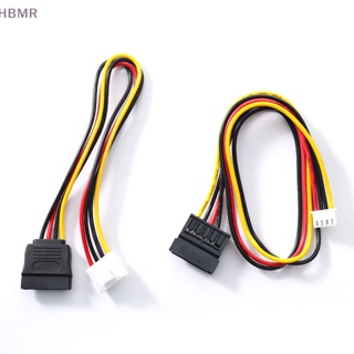 [HBMR] อะแดปเตอร์สายเคเบิ้ลฮาร์ดไดรฟ์ SATA 15 Pin Female To 4 Pin Female FDD Floppy HL