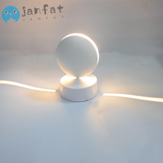 Janfat ไฟติดขอบหน้าต่าง 360° โคมไฟติดผนัง LED, โคมไฟเพดาน แบบเรืองแสง หมุนได้ Ins สปอตไลท์ โคมไฟติดผนังบ้าน