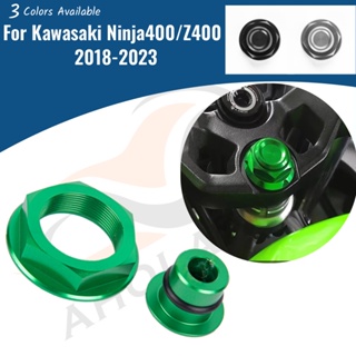 น็อตสกรูยึดพวงมาลัยรถจักรยานยนต์ สําหรับ Kawasaki Ninja Z 400 2018-2023 Ninja400 Z400