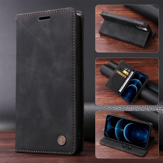 เคส Case for Samsung S23 Ultra Galaxy S22 Plus S21 FE 5G S21+ S22+ S23+ เคสโทรศัพท์หนัง TPU นิ่ม แบบฝาพับ พร้อมช่องใส่บัตร และจุกสุญญากาศ สําหรับ Leather Case Flip Cover Wallet ฝาพับหนัง เคสฝาพับ เคสเปิดปิด ซองมือถือ