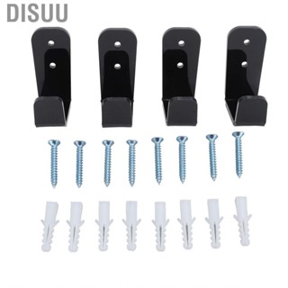 Disuu Hockey Stick Hanger Multifunctional Acrylic Rack Easy Installation Black Wall Mount for Restaurant