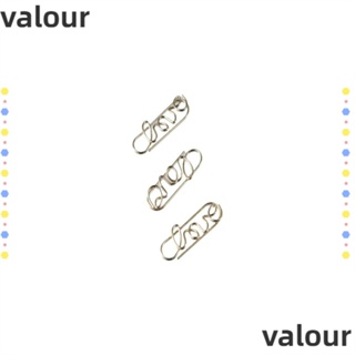 Valour คลิปหนีบกระดาษ ที่คั่นหนังสือ โลหะ รูปหัวใจ สําหรับบ้าน