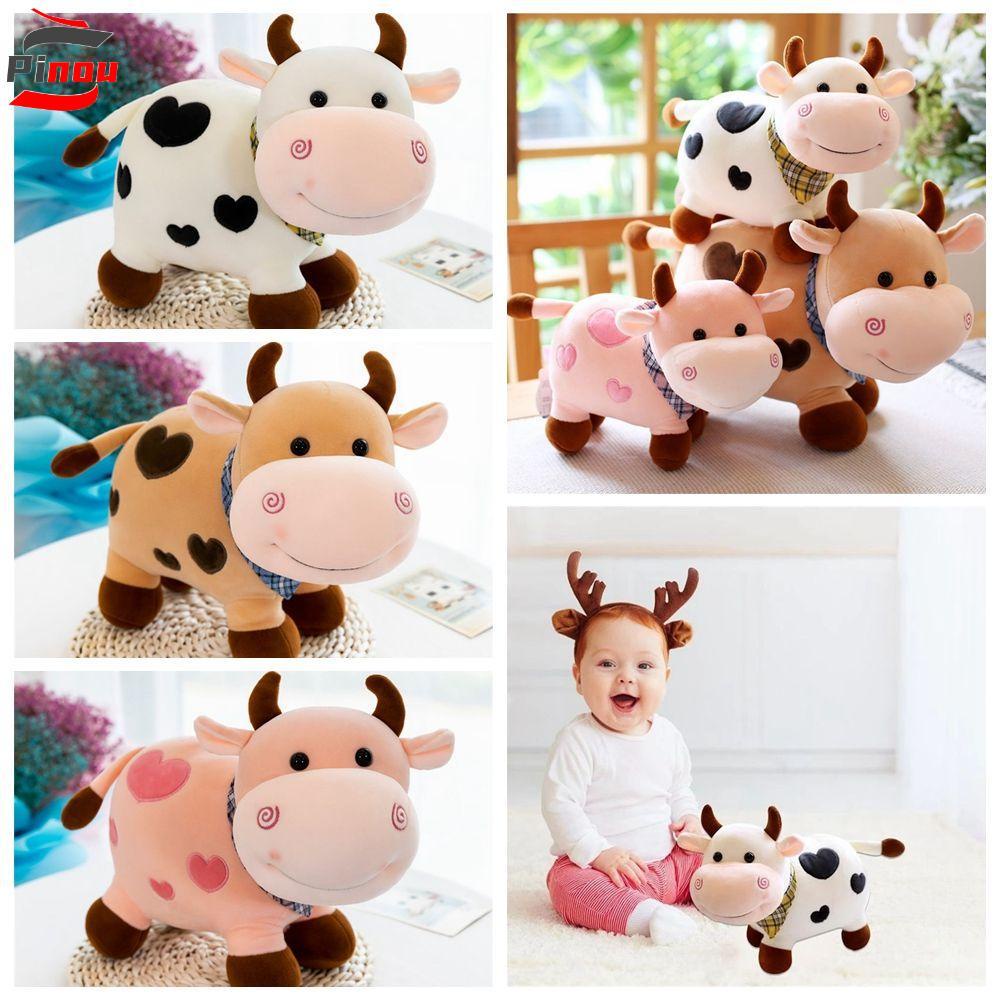 Pinou ตุ๊กตานุ่ม รูปการ์ตูนวัวยิ้มน่ารัก