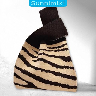 [Sunnimix1] กระเป๋าสะพายไหล่ กระเป๋าถือ ผ้าถัก น้ําหนักเบา หรูหรา สไตล์โบโฮ เหมาะกับงานปาร์ตี้ กลางแจ้ง ชายหาด ฤดูร้อน สําหรับผู้หญิง