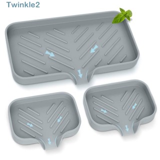 Twinkle จานวางสบู่ 3 ชิ้น สําหรับที่วางฟองน้ําอาบน้ํา