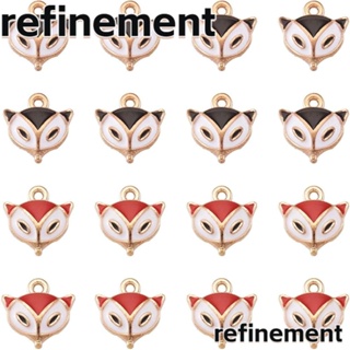 Refinement จี้โลหะอัลลอย รูปสัตว์ ขนาดเล็ก 0.51*0.51 นิ้ว DIY 80 ชิ้น