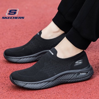 Skechers_ GOWALK ArchFit รองเท้าผ้าใบลําลอง พื้นนิ่ม ดูดซับแรงกระแทก เหมาะกับการวิ่ง แฟชั่นฤดูร้อน สําหรับผู้ชาย และผู้หญิง