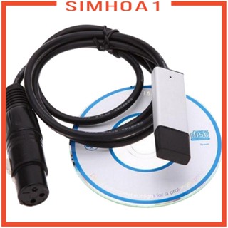 [Simhoa1] อะแดปเตอร์ควบคุมไฟ LED DMX512 เป็น DMX สําหรับคอมพิวเตอร์ PC