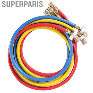 Superparis Refrigerant Charging Hose 0.9m High Pressure 1/4in AC for R22 R410a R134 R404a