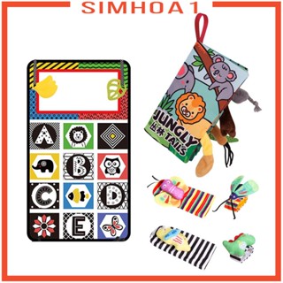 [Simhoa1] ของเล่นกระจกเวลาเด็กก่อนวัยเรียน พร้อมหนังสือกิจกรรม แบบโต้ตอบ สําหรับเด็กผู้ชาย และเด็กผู้หญิง 4 6 9 12 เดือน