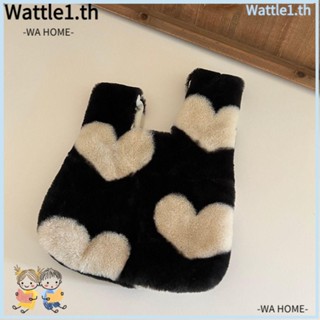 Wttle กระเป๋าถือ กระเป๋าช้อปปิ้ง แบบถือ ประดับโบว์ ขนาดเล็ก สีแคนดี้ สําหรับผู้ชาย และผู้หญิง