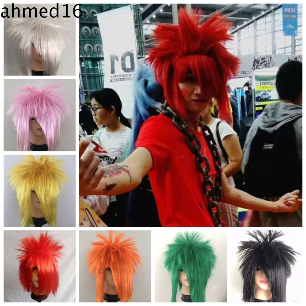 Ahmed วิกผมคอสเพลย์ รูปตัวตลก สไตล์พังก์ สําหรับปาร์ตี้ฮาโลวีน