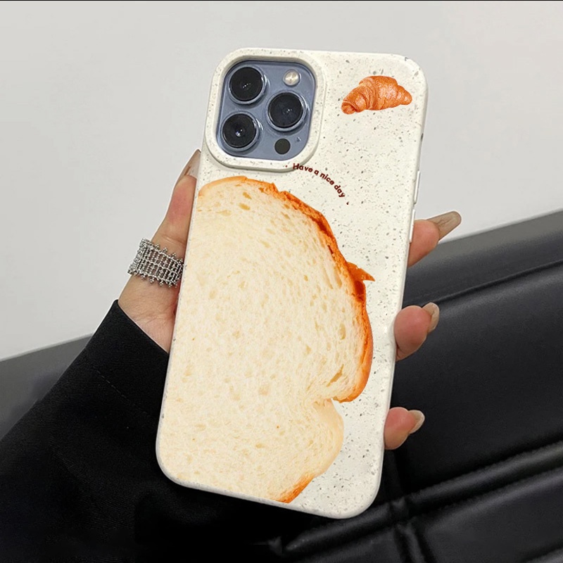 หุ้นไทย ย่อยสลายได้สำหรับ for iPhone 11 14 15 Pro Max 6 6S 7 8 Plus XR 13 12 Pro Max Xs Max เคสโทรศัพท์ภาพวาดอาหารอร่อย