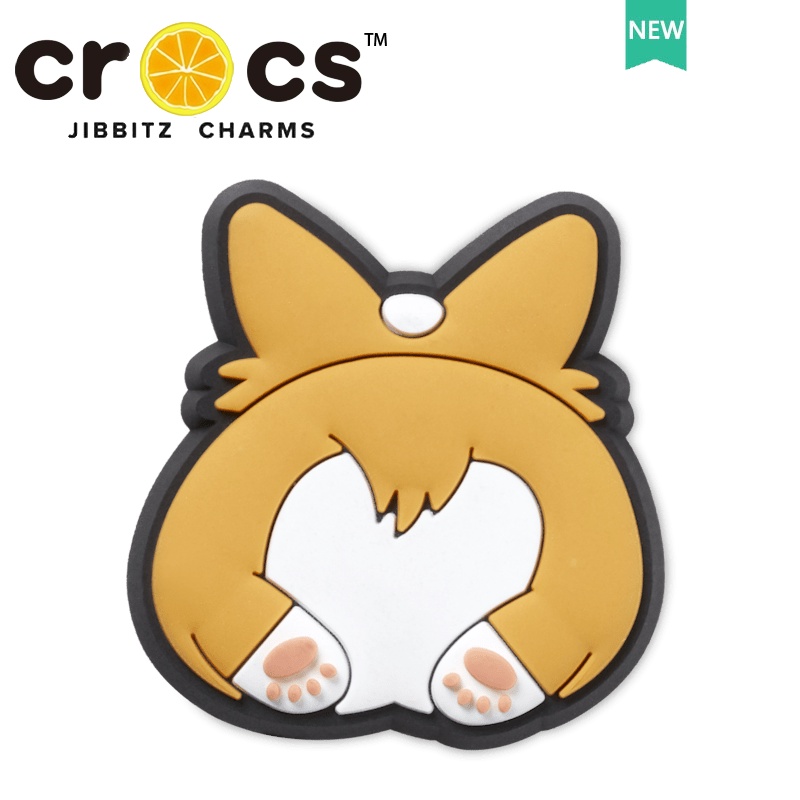 jibbitz crocs แท้ Corgi หัวเข็มขัด อุปกรณ์เสริมรองเท้า สําหรับสัตว์เลี้ยง สุนัขน่ารัก