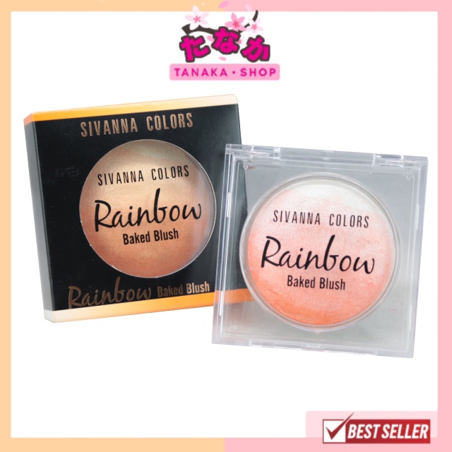 HF370 SIVANNA Rainbow Baked Blush เรนโบว์ เบค บลัช