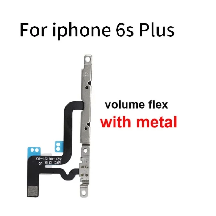 สายแพปุ่มกดปรับระดับเสียง เสียงเงียบ พร้อมอะไหล่โลหะ สําหรับ iPhone 6 6s 7 8 Plus 5 5C 5s SE 7G 8G thumbnail 6