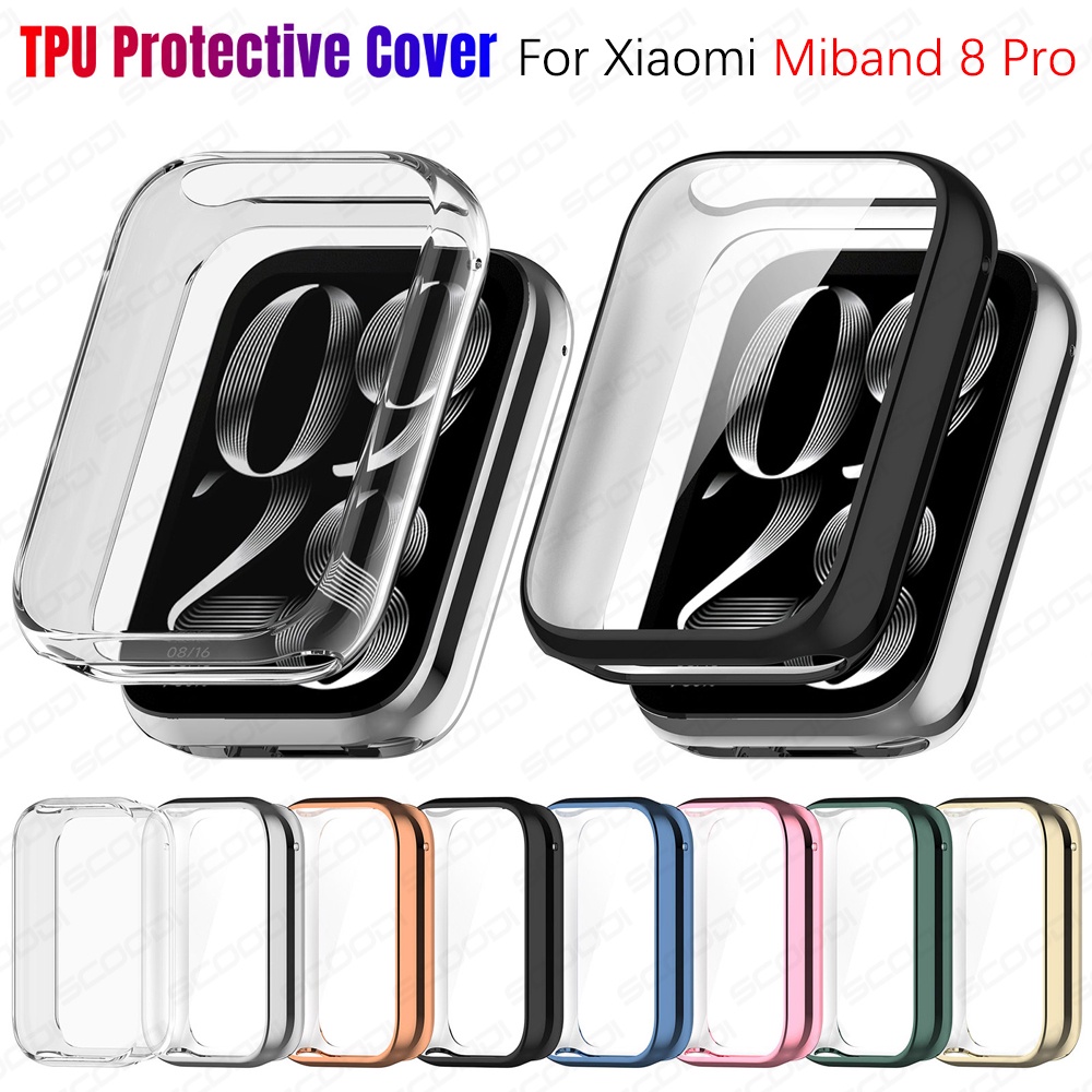 ป้องกันหน้าจอสําหรับ Xiaomi Smart Band 9 Pro Full Coverage กันชน TPU ป้องกัน Soft Case Anti Scratch สําหรับ Xiaomi Smart Band 8 Pro
