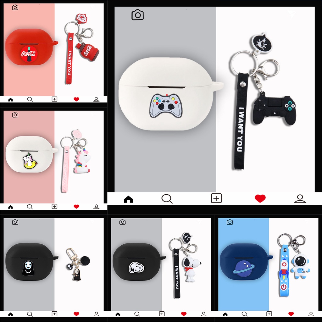 QC03 QCY T17 case /  QCY T20 CASE / QCY HT07 CASE Silicone Protective Case For QCY T17 / T20 / HT07