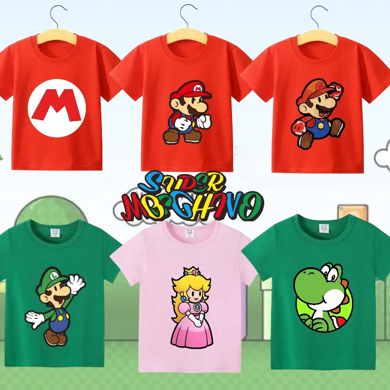 【สินค้าพร้อมส่ง】เสื้อยืดแขนสั้น ผ้าฝ้าย ลายการ์ตูนปิกาจู ใส่สบาย ของขวัญวันเกิด สําหรับเด็กอายุ 1-9 ปี