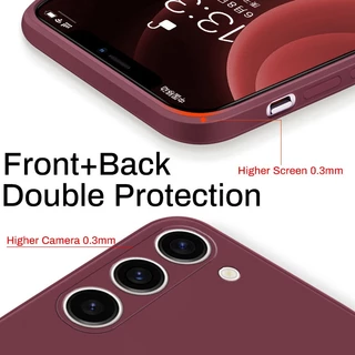 สําหรับ Samsung Galaxy A17 A07 A06 A16 A26 A36 A55 A56 Square ซิลิโคนเหลวเคสโทรศัพท์สีทึบกันกระแทกกันชนนุ่มฝาครอบ