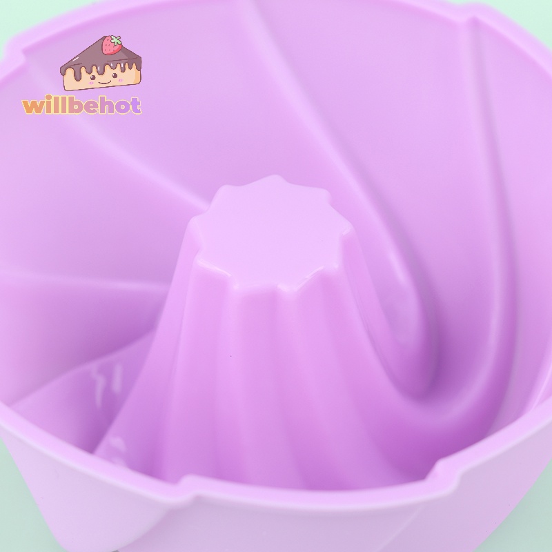 [WillbehotT] แม่พิมพ์ซิลิโคน รูปหมุนได้ ไม่ติดผิว ใช้ซ้ําได้ สําหรับทําคัพเค้ก พุดดิ้ง มัฟฟิน เบเกอรี่ DIY 6 ชิ้น - รูปที่ 3