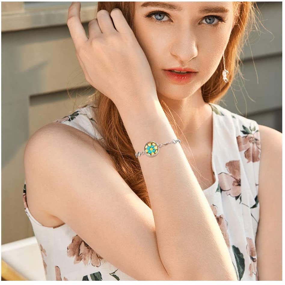 กรอบสร้อยข้อมือ สเตนเลส 304 ทรงกลม แบน 16 มม. 14 ชิ้น และถาดเปล่า 14 ชิ้น สําหรับทําเครื่องประดับ DIY 28 ชิ้น 1 กล่อง