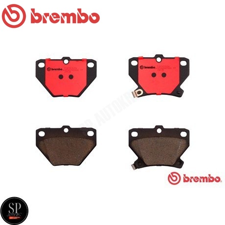 BREMBO ผ้าดิสเบรคหลัง VIOS S (1.5L) 02-07, ALTIS E120 E130 (1.6 1.8) 01-07 P83 052