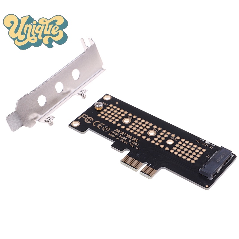 (Unique) อะแดปเตอร์การ์ด NVMe PCIe M.2 NGFF SSD เป็น PCIe x1 PCIe x1 เป็น M.2 พร้อมตัวยึด - รูปที่ 3