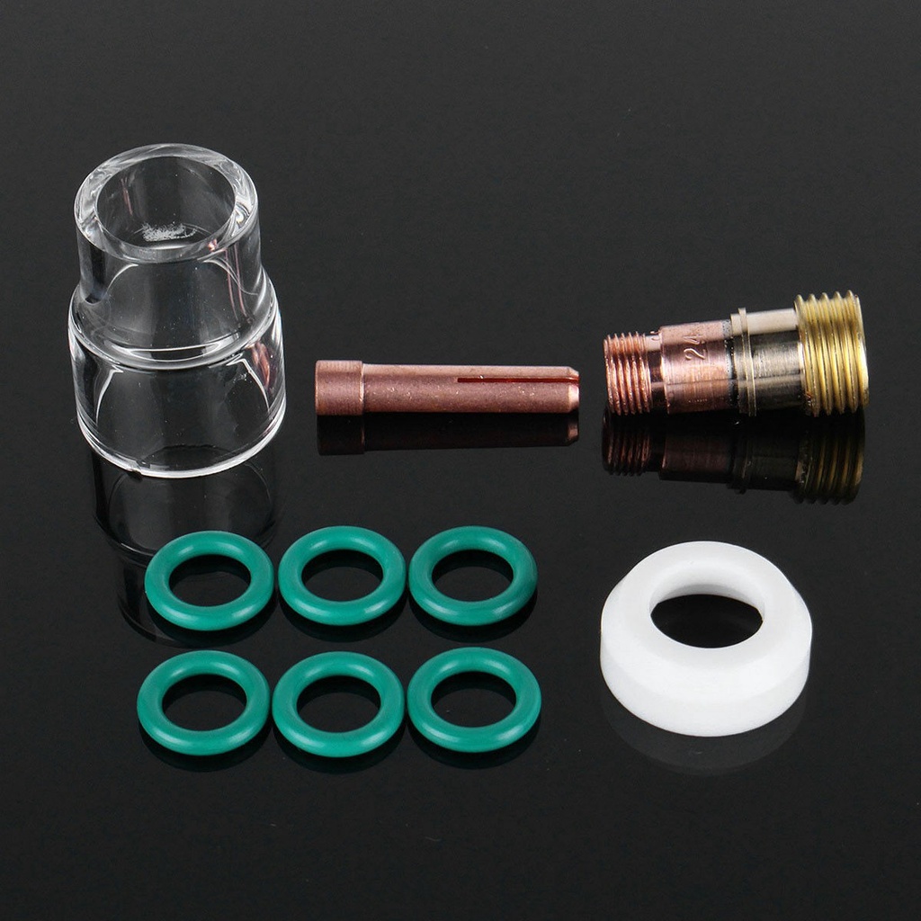 [Sunnylife ] 10pc TIG ไฟฉายเชื ่ อมเลนส ์ แก ๊ สปาก #12 ถ ้ วยสําหรับ WP-17/18/26 2.4mm 3/32 \ ถ ้ วยสําหรับ WP-17/18/26 2.4mm 3/32 \ ถ ้ วยสําหรับ WP-17/18/26 2.4mm 3/32 \ ถ ้ วยสําหรับ WP-17/18/26